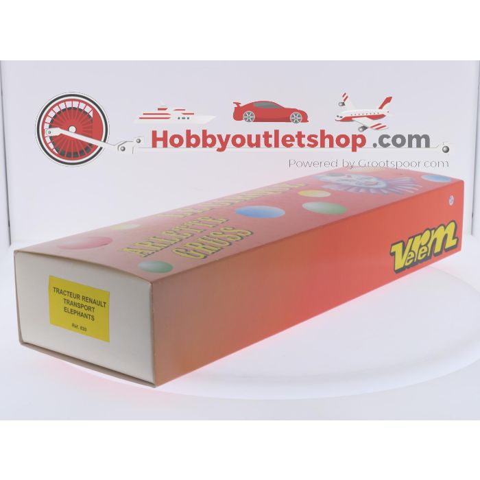 Schaal 1:43 Solido NEW OLD STOCK Ref. 820 Renault G260 semi- transport Eléphant Circus Arlette #10075 - sku: 20260908092323 - Nieuw - Afbeelding 7