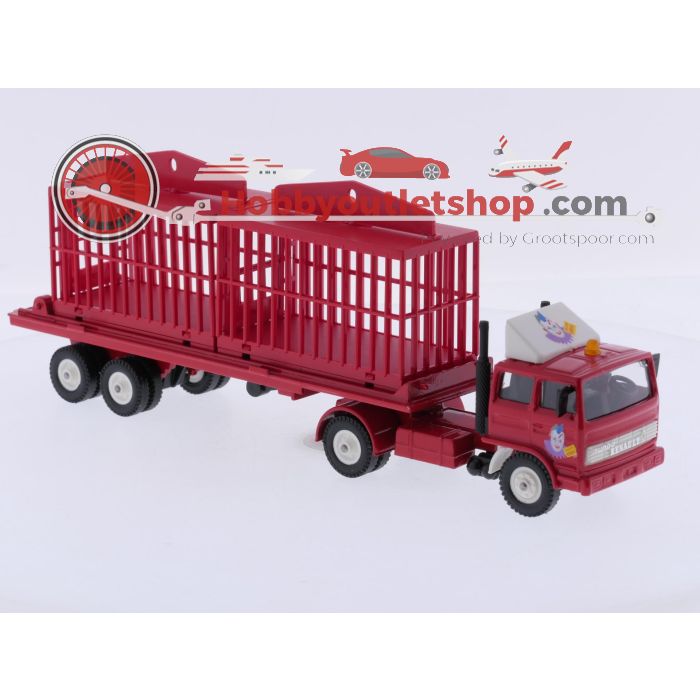 Schaal 1:43 Solido NEW OLD STOCK Ref. 825 Renault G260 semi-Cages Circus Arlette #10079 - sku: 20260908011742 - Neu - Bild 4