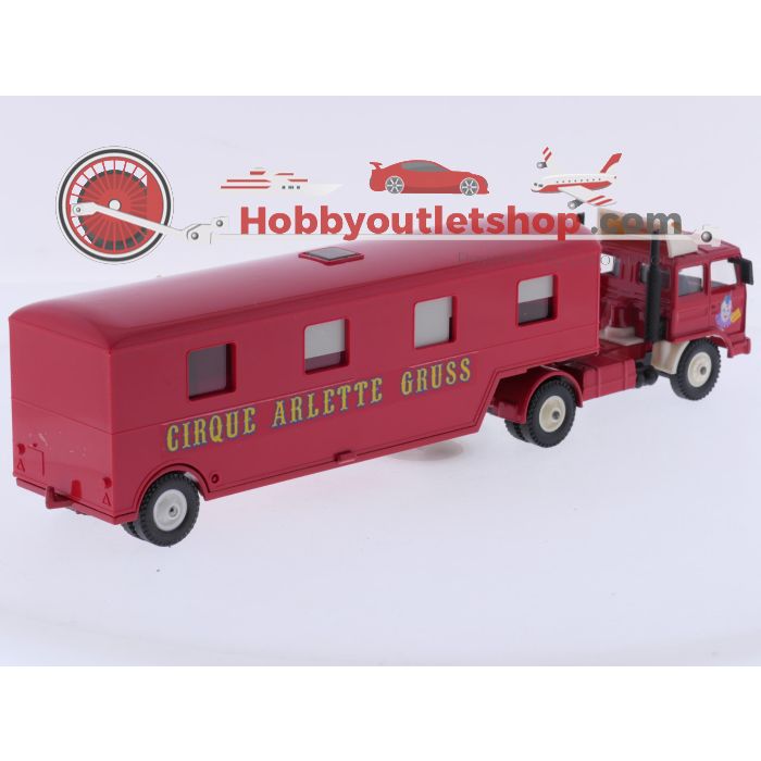 Schaal 1:43 Solido NEW OLD STOCK Ref. 826 Renault G260 semi-Caravane Direction Circus Arlette #10080 - sku: 20260908034412 - New - Photo 3