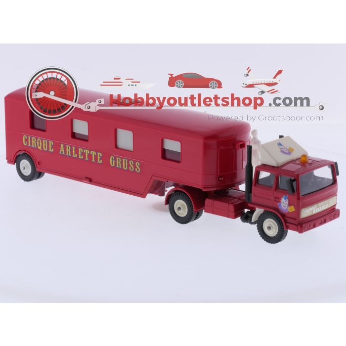 Schaal 1:43 Solido NEW OLD STOCK Ref. 826 Renault G260 semi-Caravane Direction Circus Arlette #10080 - sku: 20260908034412 - New - Photo 4