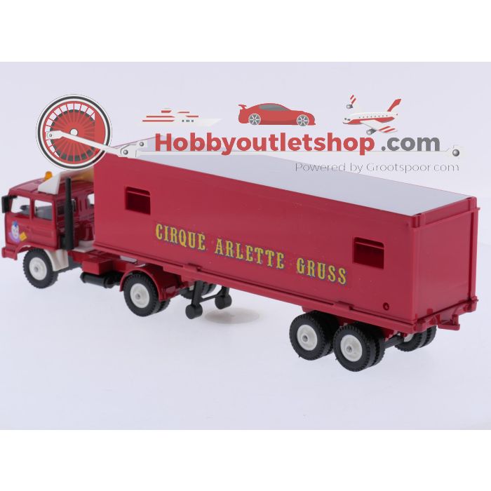 Schaal 1:43 Solido NEW OLD STOCK Ref. 830 Renault G260 semi- Loges Circus Arlette #10081 - sku: 20260908040318 - New - Photo 2