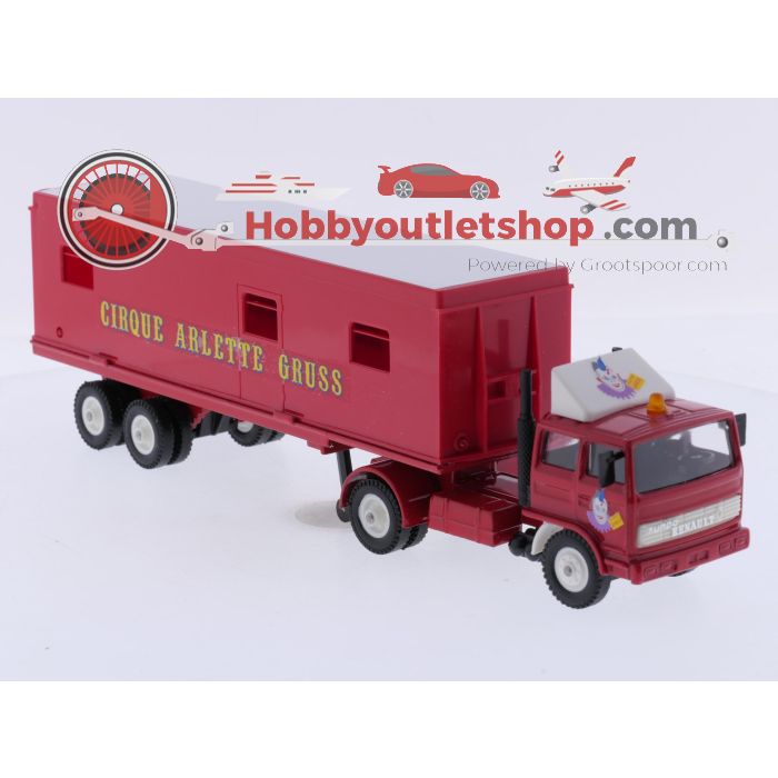 Schaal 1:43 Solido NEW OLD STOCK Ref. 830 Renault G260 semi- Loges Circus Arlette #10081 - sku: 20260908040318 - New - Photo 4