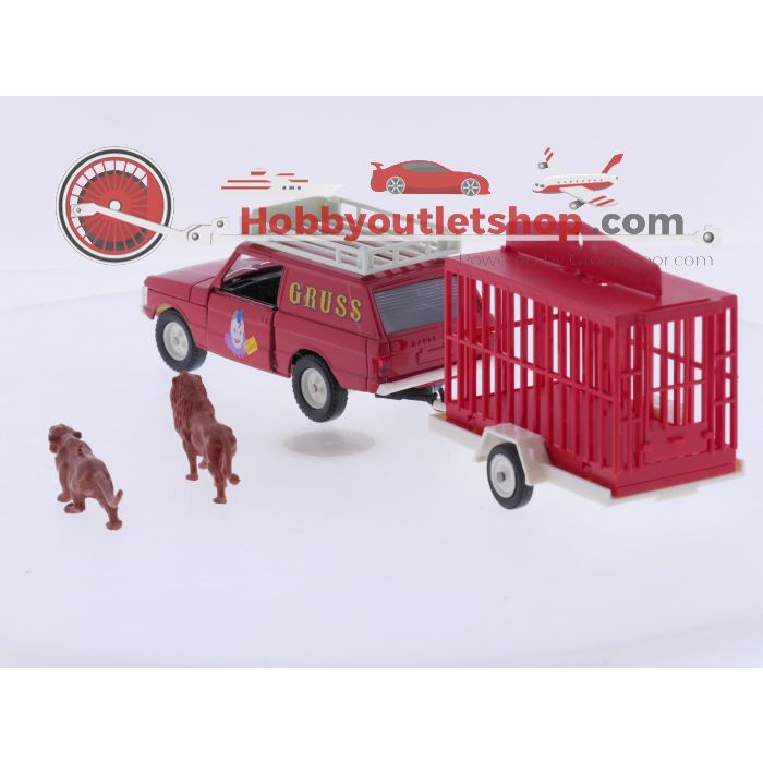 Schaal 1:43 Solido NEW OLD STOCK Ref. 833 Range Rover + Remorque cage Circus Arlette #10083 - sku: 20260908043705 - Neu - Bild 2