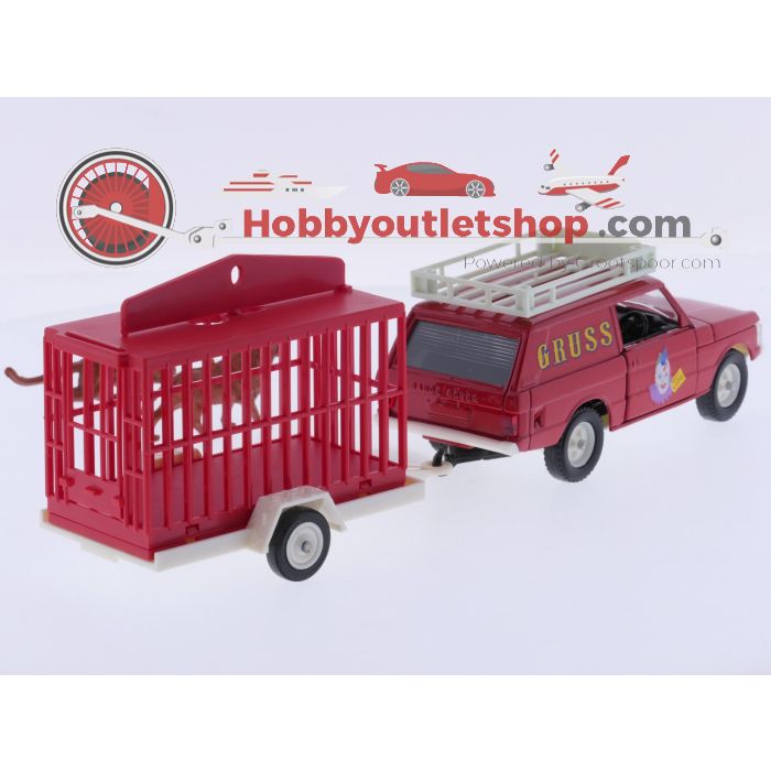 Schaal 1:43 Solido NEW OLD STOCK Ref. 833 Range Rover + Remorque cage Circus Arlette #10083 - sku: 20260908043705 - Neu - Bild 3