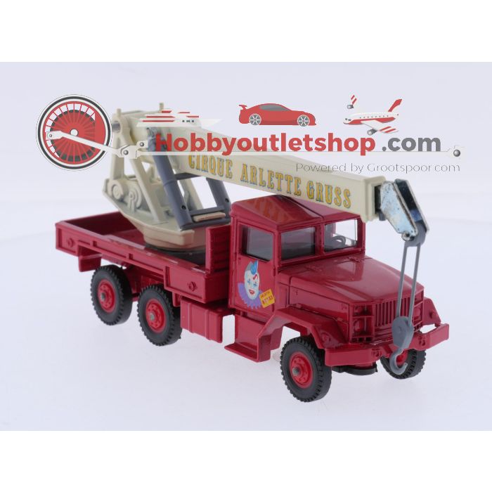 Schaal 1:50/1:43 Solido Ref. 836 Ref. 827 kaiser jeep - Grue Circus Arlette met Mercedes Affichage - Verem #10087 - sku: 20260910045801 - Used - Good condition - Photo 3