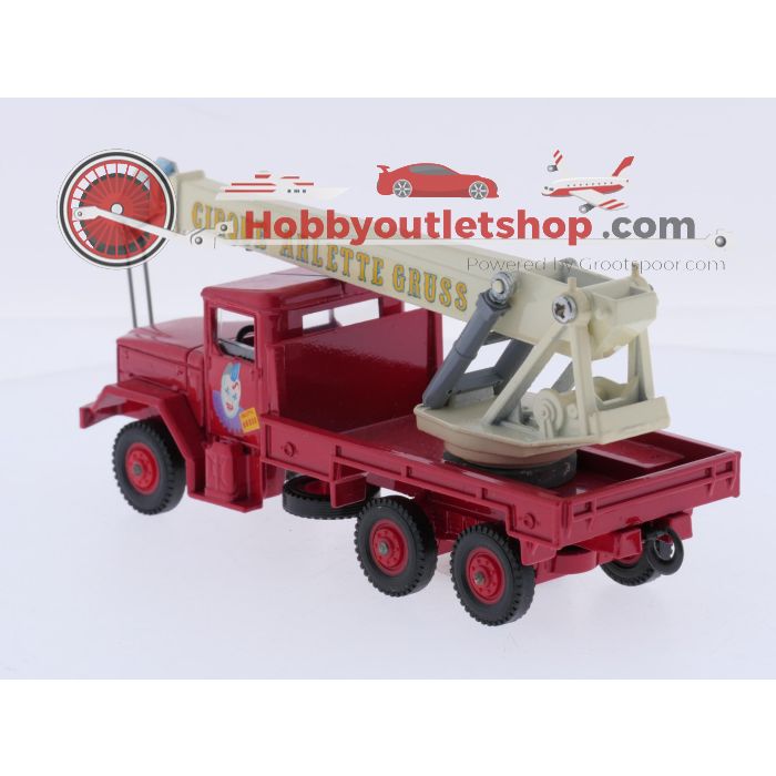 Schaal 1:50/1:43 Solido Ref. 836 Ref. 827 kaiser jeep - Grue Circus Arlette met Mercedes Affichage - Verem #10087 - sku: 20260910045801 - Used - Good condition - Photo 4