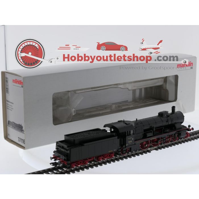 Schaal H0 Märklin 37116 sneltreinlocomotief met getrokken tender van de DRG. Digitaal #10093 - sku: 20260911022143 - Used - Very good condition - Photo 5