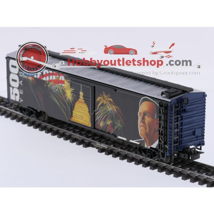 Schaal H0 Märklin 84564 speciale goederenwagon-set "500 jaar America" #10096 - sku: 20260911042014 - Gebraucht - Sehr guter Zustand - Bild 8