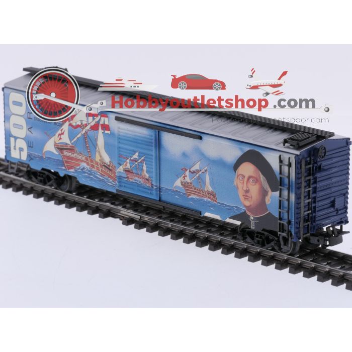 Schaal H0 Märklin 84564 speciale goederenwagon-set "500 jaar America" #10096 - sku: 20260911042014 - Gebraucht - Sehr guter Zustand - Bild 10