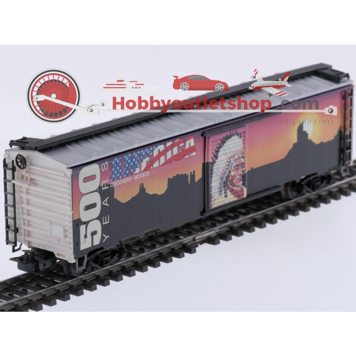 Schaal H0 Märklin 84564 speciale goederenwagon-set "500 jaar America" #10096 - sku: 20260911042014 - Gebraucht - Sehr guter Zustand - Bild 13