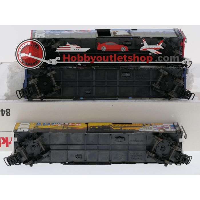 Schaal H0 Märklin 84564 speciale goederenwagon-set "500 jaar America" #10096 - sku: 20260911042014 - Gebraucht - Sehr guter Zustand - Bild 15
