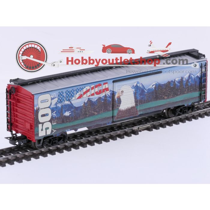 Schaal H0 Märklin 84564 speciale goederenwagon-set "500 jaar America" #10097 - sku: 20260911053335 - Gebraucht - Guter Zustand - Bild 3