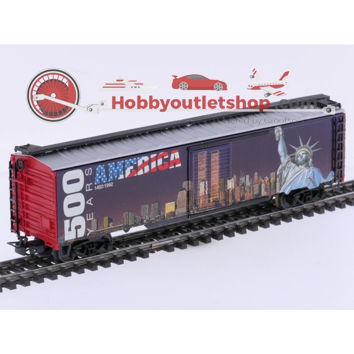 Schaal H0 Märklin 84564 speciale goederenwagon-set "500 jaar America" #10097 - sku: 20260911053335 - Gebraucht - Guter Zustand - Bild 5