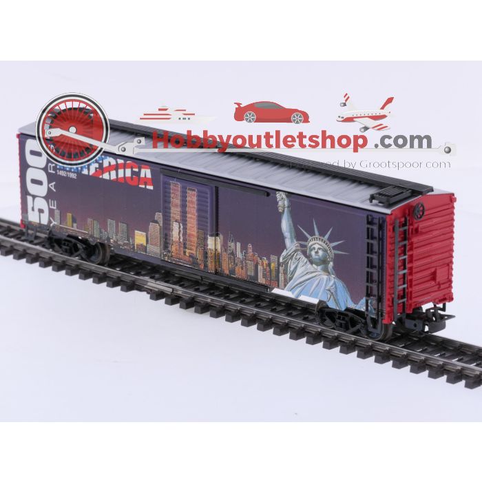 Schaal H0 Märklin 84564 speciale goederenwagon-set "500 jaar America" #10097 - sku: 20260911053335 - Gebraucht - Guter Zustand - Bild 6