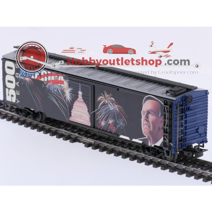 Schaal H0 Märklin 84564 speciale goederenwagon-set "500 jaar America" #10097 - sku: 20260911053335 - Gebraucht - Guter Zustand - Bild 8