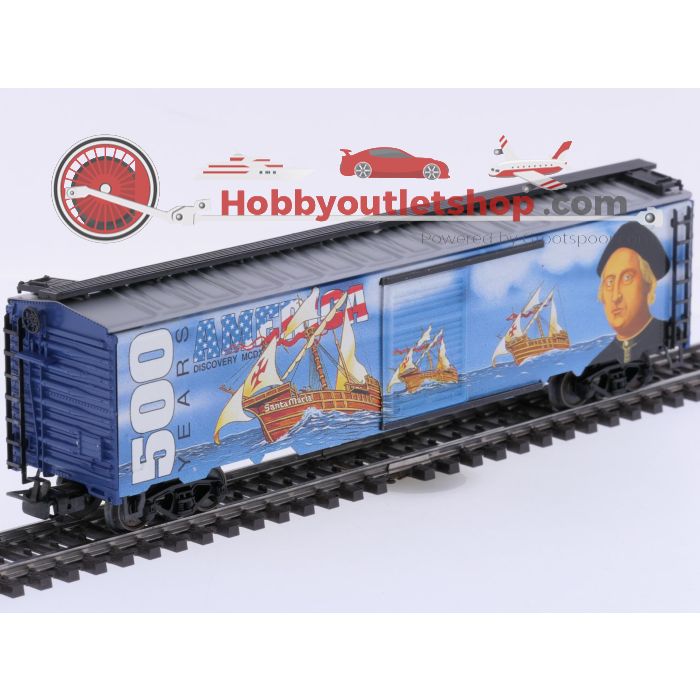 Schaal H0 Märklin 84564 speciale goederenwagon-set "500 jaar America" #10097 - sku: 20260911053335 - Gebraucht - Guter Zustand - Bild 9
