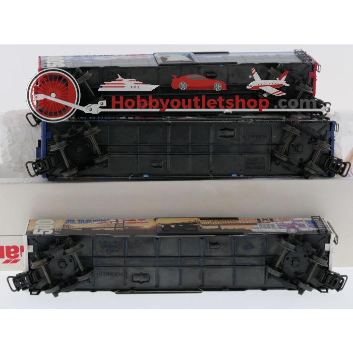 Schaal H0 Märklin 84564 speciale goederenwagon-set "500 jaar America" #10097 - sku: 20260911053335 - Gebraucht - Guter Zustand - Bild 15