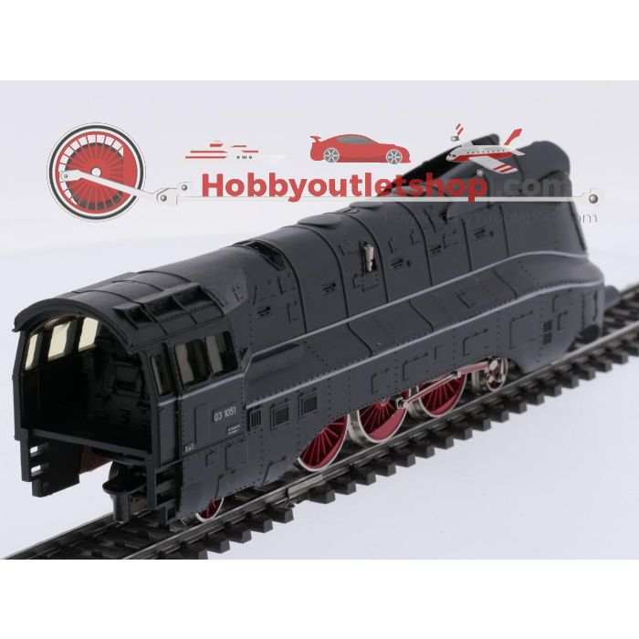 Schaal H0 Märklin 3094 stroomlijnstoomlocomotief BR 03 van de DRG #10100 - sku: 20260915113740 - Gebraucht - Guter Zustand - Bild 3