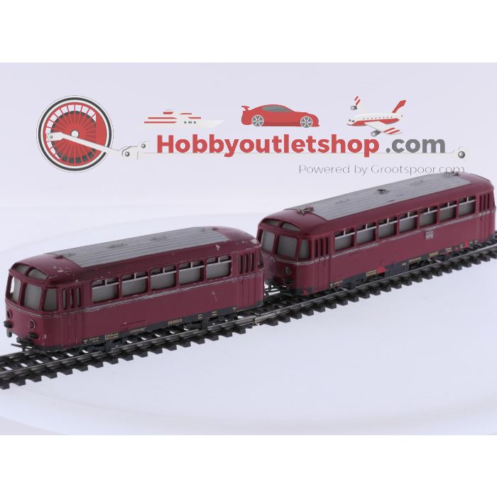 Schaal H0 Märklin 3016 + 4018 Schienenbus met bijwagen van de DB #10103 - sku: 20260917111858 - Gebraucht - Angemessener Zustand - Bild 4