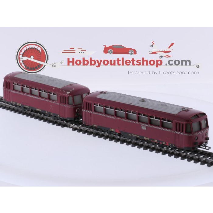 Schaal H0 Märklin 3016 + 4018 Schienenbus met bijwagen van de DB #10103 - sku: 20260917111858 - Gebraucht - Angemessener Zustand - Bild 5