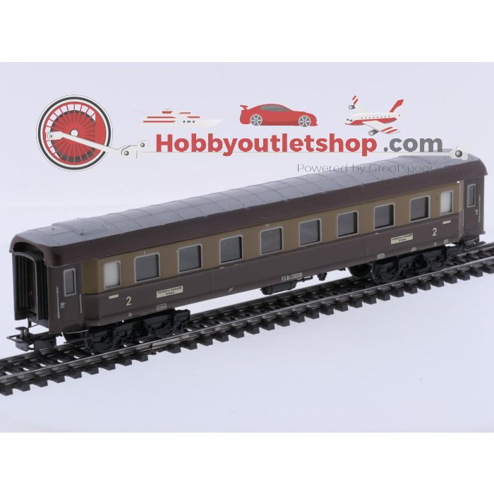 Schaal H0 Märklin 3035 en 4036 trein set elektische locomotief met personenrijtuigen van de FS #10107 - sku: 20260917040259 - Gebraucht - Angemessener Zustand - Bild 8