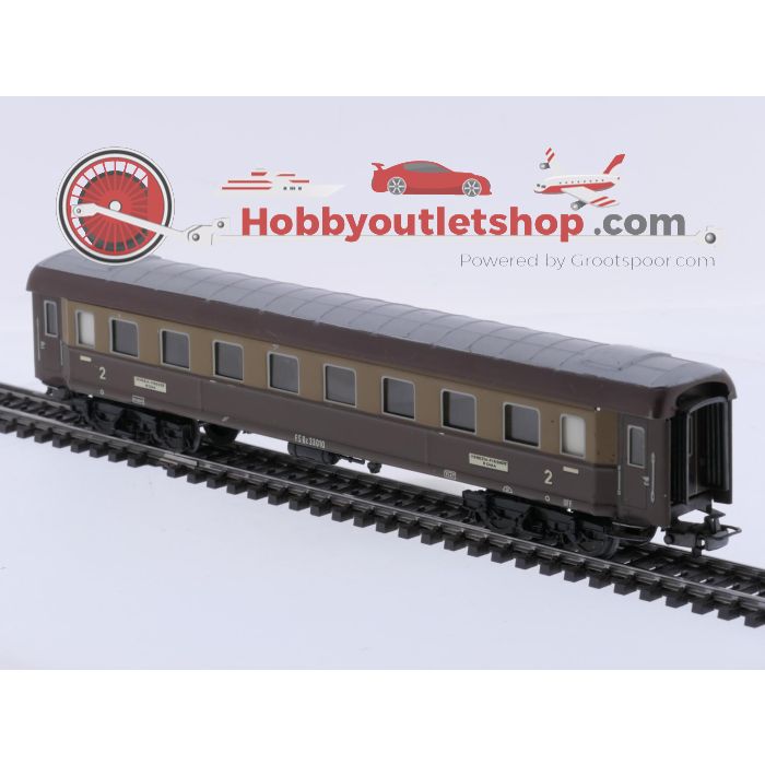 Schaal H0 Märklin 3035 en 4036 trein set elektische locomotief met personenrijtuigen van de FS #10107 - sku: 20260917040259 - Gebraucht - Angemessener Zustand - Bild 9