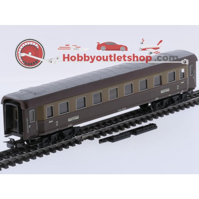 Schaal H0 Märklin 3035 en 4036 trein set elektische locomotief met personenrijtuigen van de FS #10107 - sku: 20260917040259 - Gebraucht - Angemessener Zustand - Bild 13