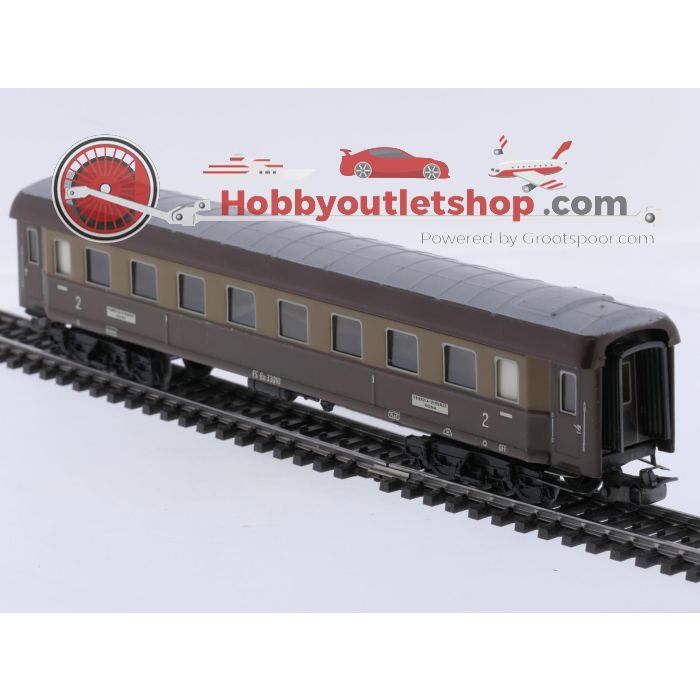 Schaal H0 Märklin 3035 en 4036 trein set elektische locomotief met personenrijtuigen van de FS #10107 - sku: 20260917040259 - Gebraucht - Angemessener Zustand - Bild 16