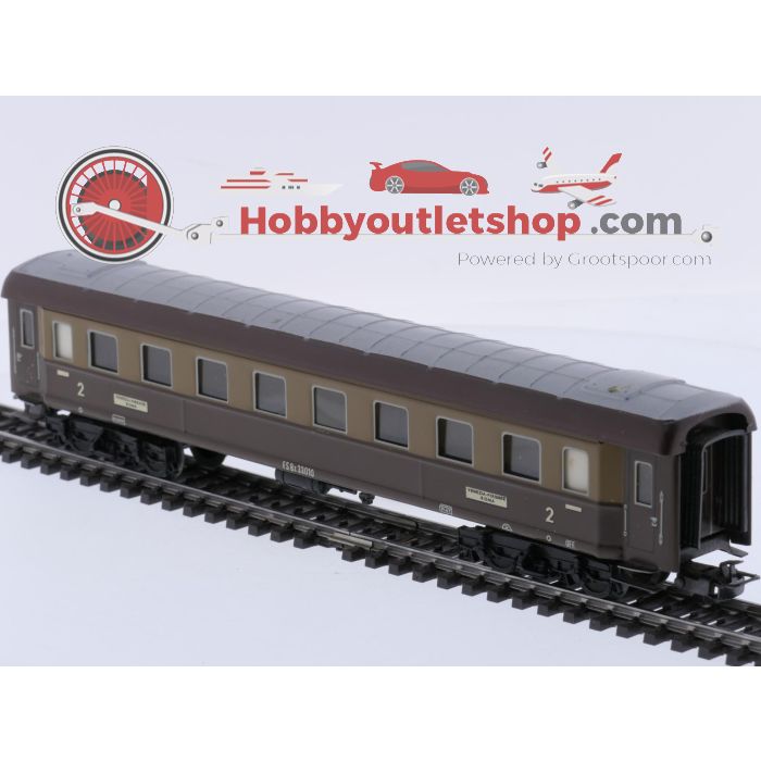 Schaal H0 Märklin 3035 en 4036 trein set elektische locomotief met personenrijtuigen van de FS #10107 - sku: 20260917040259 - Gebraucht - Angemessener Zustand - Bild 19