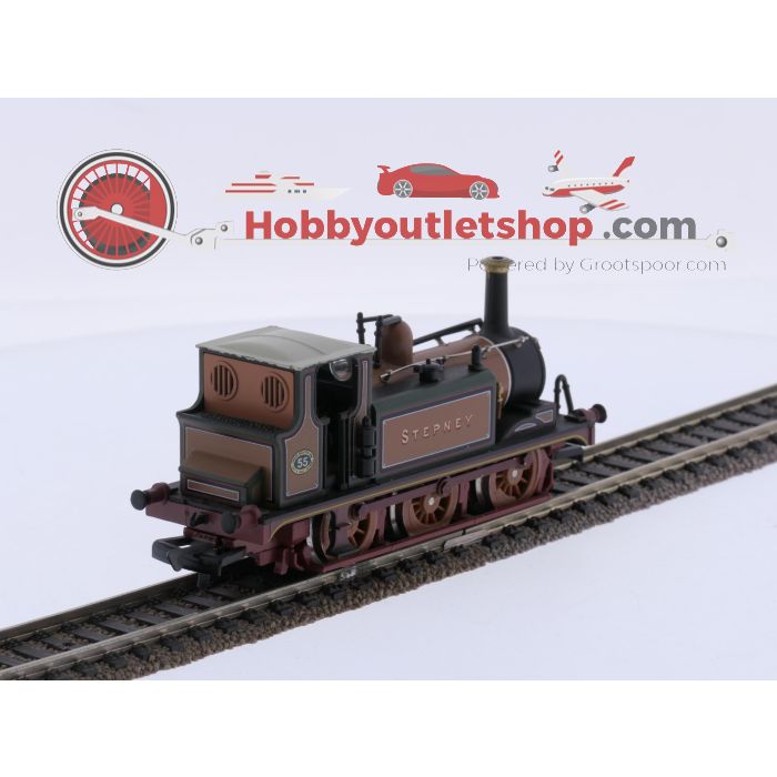 Schaal 00 Dapol D102 Stoomlocomotief Class A1 Terrier 55 “Stepney” van de LB&SCR #10114 - sku: 20260918031147 - Gebruikt - Zo goed als nieuw - Afbeelding 3