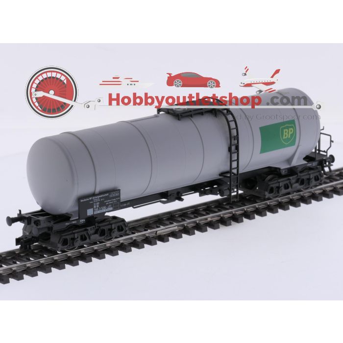 Schaal H0 Fleischmann/Märklin 5477, 4757 en 4758 set van 3 keelwagens Eva/BP van de DB #10122 - sku: 20260925103755 - Gebruikt - Zeer goede staat - Afbeelding 7
