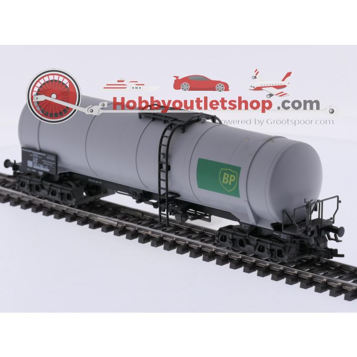 Schaal H0 Fleischmann/Märklin 5477, 4757 en 4758 set van 3 keelwagens Eva/BP van de DB #10122 - sku: 20260925103755 - Gebruikt - Zeer goede staat - Afbeelding 8
