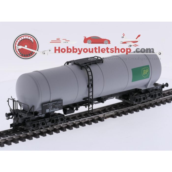 Schaal H0 Fleischmann/Märklin 5477, 4757 en 4758 set van 3 keelwagens Eva/BP van de DB #10122 - sku: 20260925103755 - Gebruikt - Zeer goede staat - Afbeelding 9