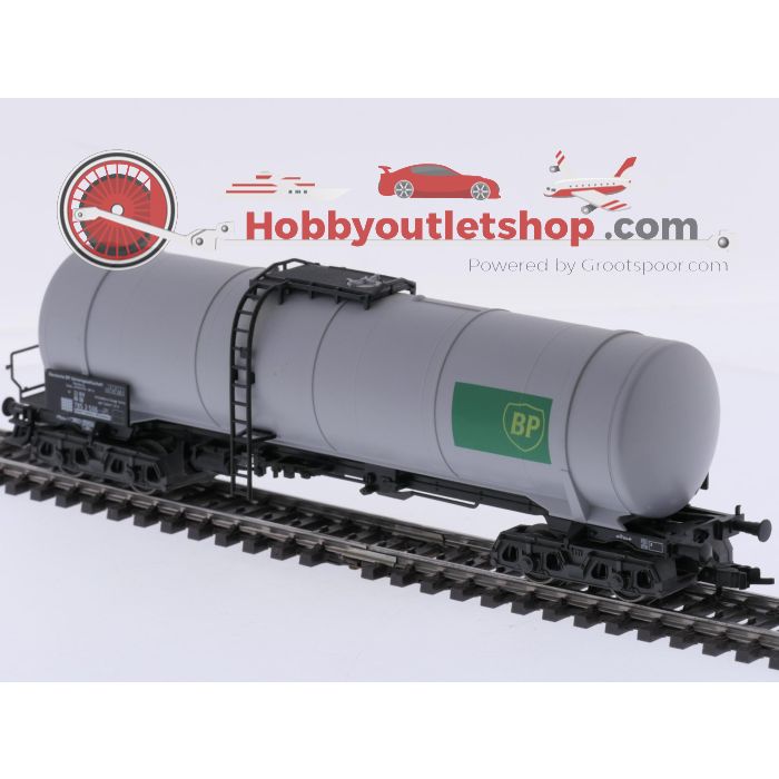 Schaal H0 Fleischmann/Märklin 5477, 4757 en 4758 set van 3 keelwagens Eva/BP van de DB #10122 - sku: 20260925103755 - Gebruikt - Zeer goede staat - Afbeelding 10