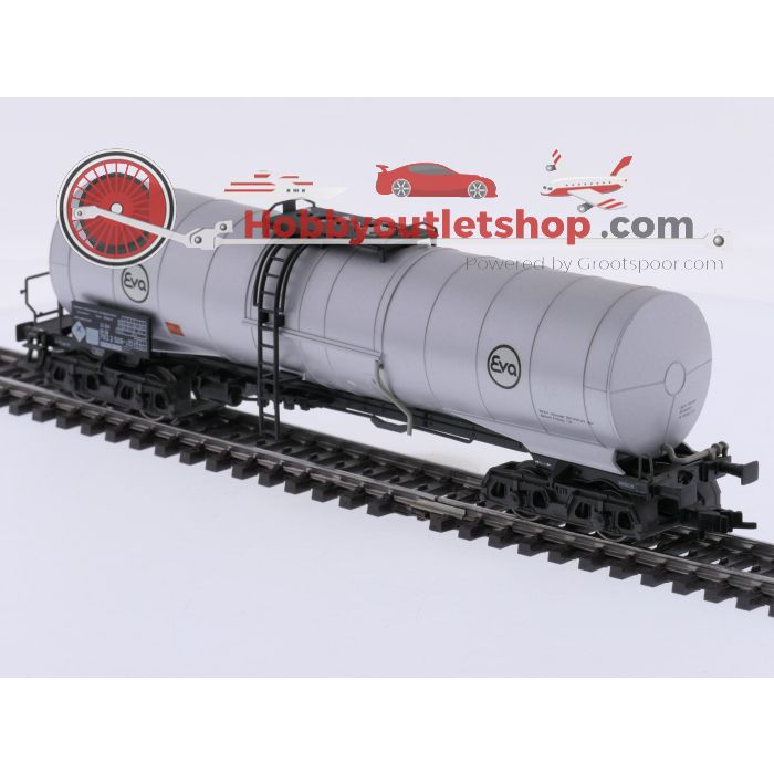 Schaal H0 Fleischmann/Märklin 5477, 4757 en 4758 set van 3 keelwagens Eva/BP van de DB #10122 - sku: 20260925103755 - Gebruikt - Zeer goede staat - Afbeelding 14