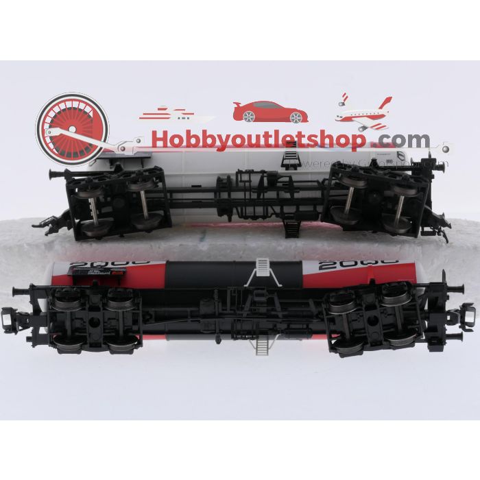 Schaal H0 Piko/Fleishmann/Mehano en Roco 57700, 5470, 10450 en 46712 ketelwagen set van de DB/ÖBB #10125 - sku: 20260925012230 - Used - Good condition - Photo 12