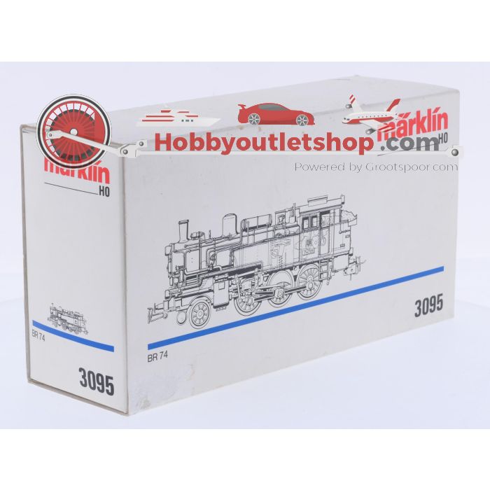 Schaal H0 Märklin 3095 stoomlocomotief BR 74 van de DB #10136 - sku: 20260930025303 - Used - Good condition - Photo 9