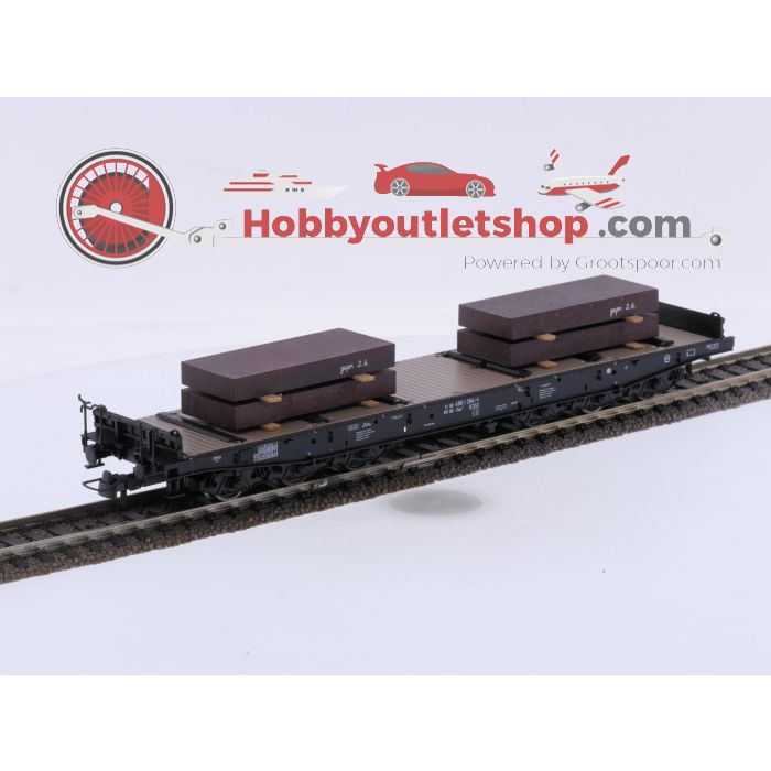 Schaal H0 Roco 45947 3-delige set zwaartransportwagens van de DB #10140 - sku: 20261001022720 - Used - Like new - Photo 4