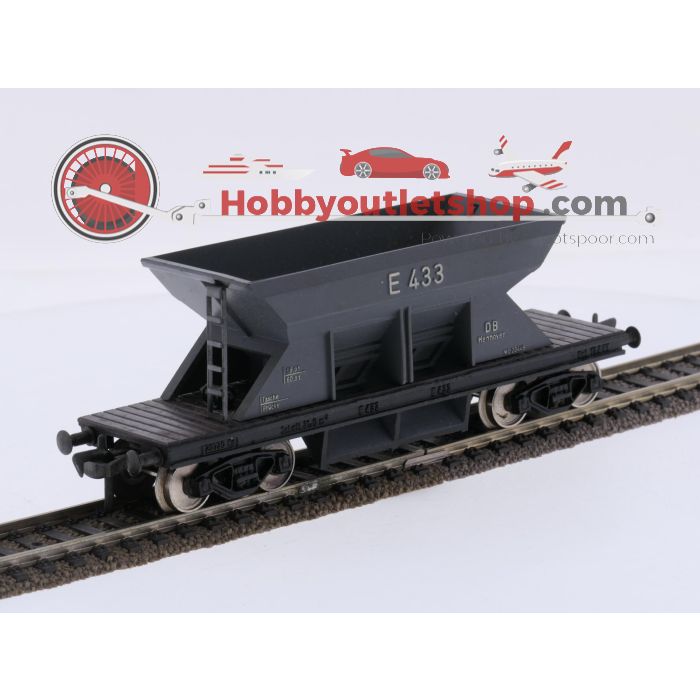 Schaal H0 Fleischmann 1491 goederenwagens zelflossers E 433 6-delig van de DB #10143 - sku: 20261001053111 - Gebruikt - Goede staat - Afbeelding 6