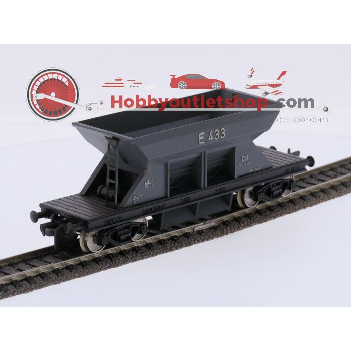 Schaal H0 Fleischmann 1491 goederenwagens zelflossers E 433 6-delig van de DB #10143 - sku: 20261001053111 - Gebruikt - Goede staat - Afbeelding 7