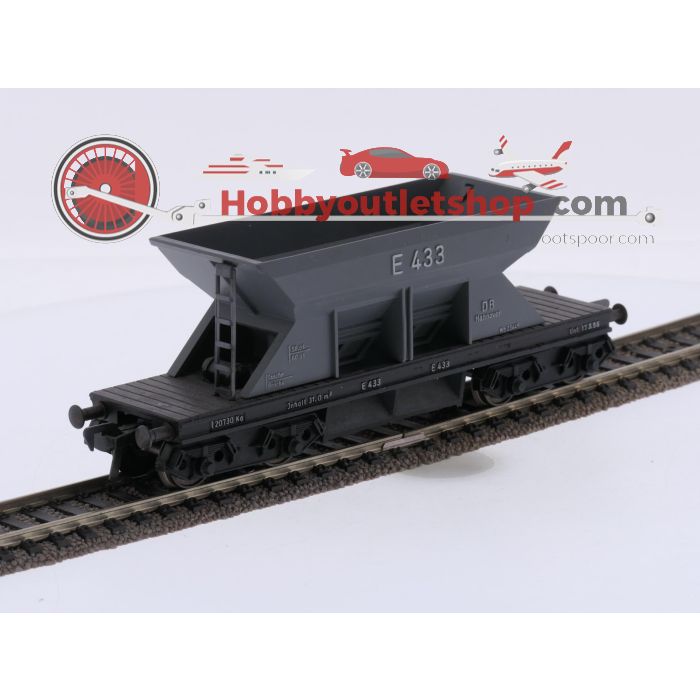 Schaal H0 Fleischmann 1491 goederenwagens zelflossers E 433 6-delig van de DB #10143 - sku: 20261001053111 - Gebruikt - Goede staat - Afbeelding 10