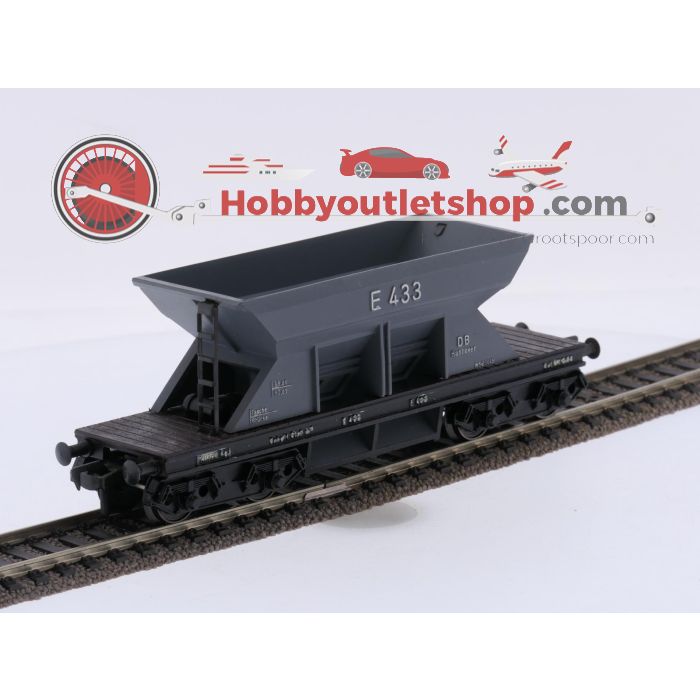 Schaal H0 Fleischmann 1491 goederenwagens zelflossers E 433 6-delig van de DB #10143 - sku: 20261001053111 - Gebruikt - Goede staat - Afbeelding 11