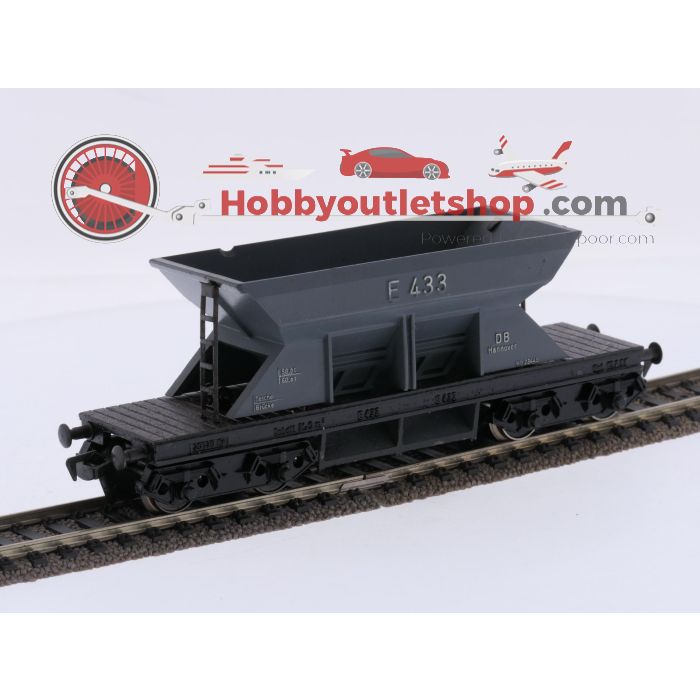 Schaal H0 Fleischmann 1491 goederenwagens zelflossers E 433 6-delig van de DB #10143 - sku: 20261001053111 - Gebruikt - Goede staat - Afbeelding 16