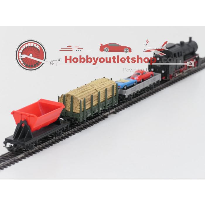 Schaal H0 29192 startset "Stoom" met BR 89 en 3 goederenwagens van de DB #6822 - sku: 20250227101109 - Gebruikt - Zeer goede staat - Afbeelding 2