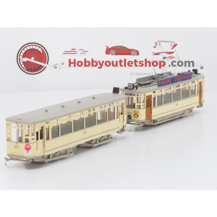 Fairfield tram set type 800 en 900 met Ringers chocolade reclame van de HTM #P269 - sku: 20250320104833 - Gebruikt - Zeer goede staat - Afbeelding 3