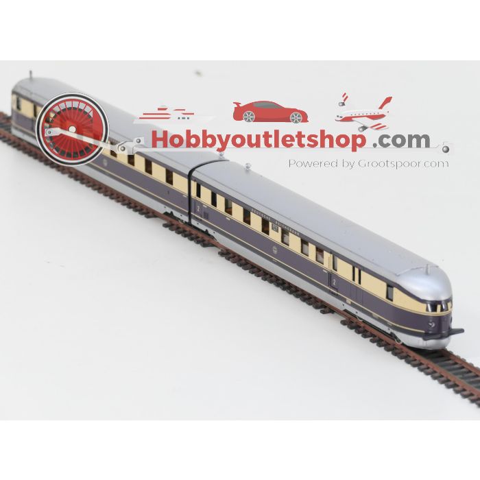 Schaal H0 SMF AG C 309 C dieseltreinstel SVT 877 'Fliegender Hamburger' OPTISCHE SCHADE / OPTICAL DAMAGE #P320 - sku: 20250903103155 - Gebraucht - Angemessener Zustand - Bild 2