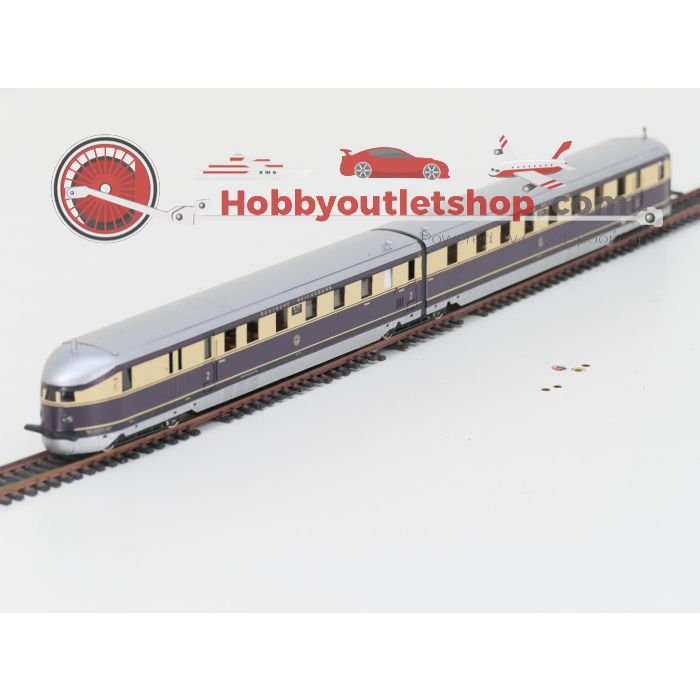 Schaal H0 SMF AG C 309 C dieseltreinstel SVT 877 'Fliegender Hamburger' OPTISCHE SCHADE / OPTICAL DAMAGE #P320 - sku: 20250903103155 - Gebraucht - Angemessener Zustand - Bild 3