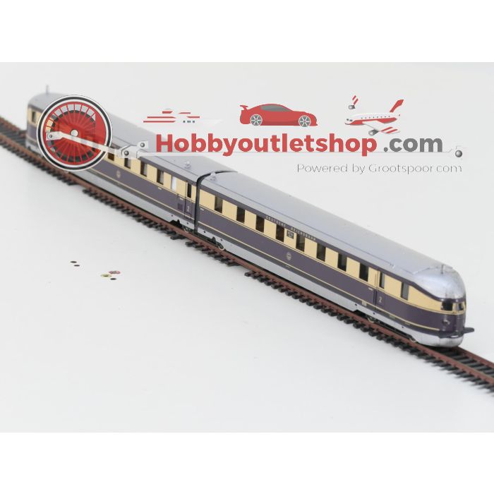Schaal H0 SMF AG C 309 C dieseltreinstel SVT 877 'Fliegender Hamburger' OPTISCHE SCHADE / OPTICAL DAMAGE #P320 - sku: 20250903103155 - Gebraucht - Angemessener Zustand - Bild 4