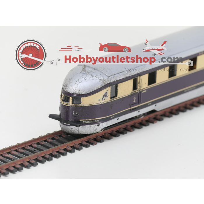 Schaal H0 SMF AG C 309 C dieseltreinstel SVT 877 'Fliegender Hamburger' OPTISCHE SCHADE / OPTICAL DAMAGE #P320 - sku: 20250903103155 - Gebraucht - Angemessener Zustand - Bild 7