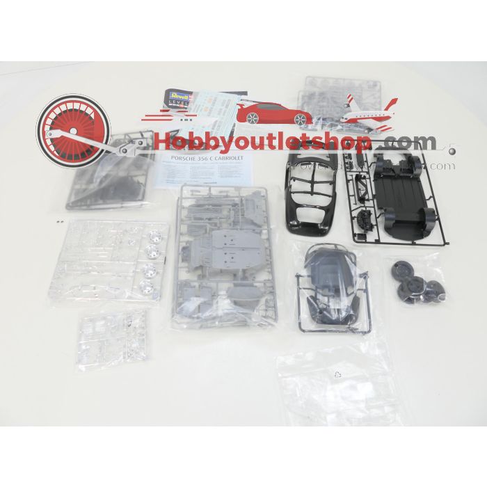 Schaal 1:16 Revell 07043 Porsche 356 C Cabriolet bouwpakket #8170 - sku: 20250904111355 - Gebruikt - Zo goed als nieuw - Afbeelding 4